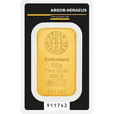 Золотий злиток 100 г