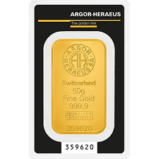 Золотий злиток 50 г